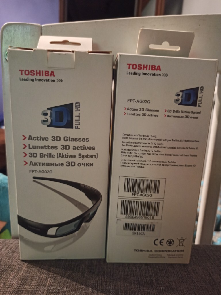 Okulary 3D Toshiba FPTAG02G Kielce Kup teraz na Allegro Lokalnie
