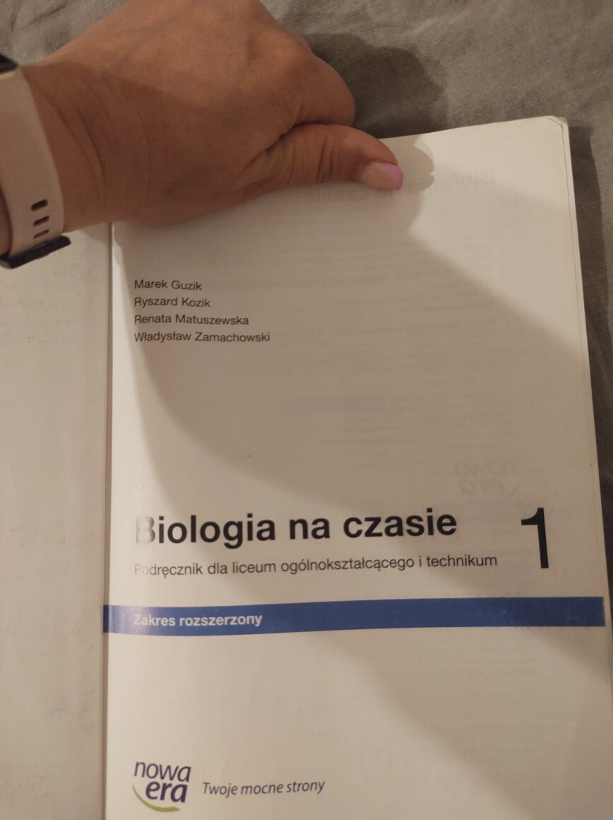 Biologia Na Czasie 1 Zakres Rozszerzony Sprawdziany Pdf Biologia na czasie 1 zakres rozszerzony | Samsonówka | Kup teraz na