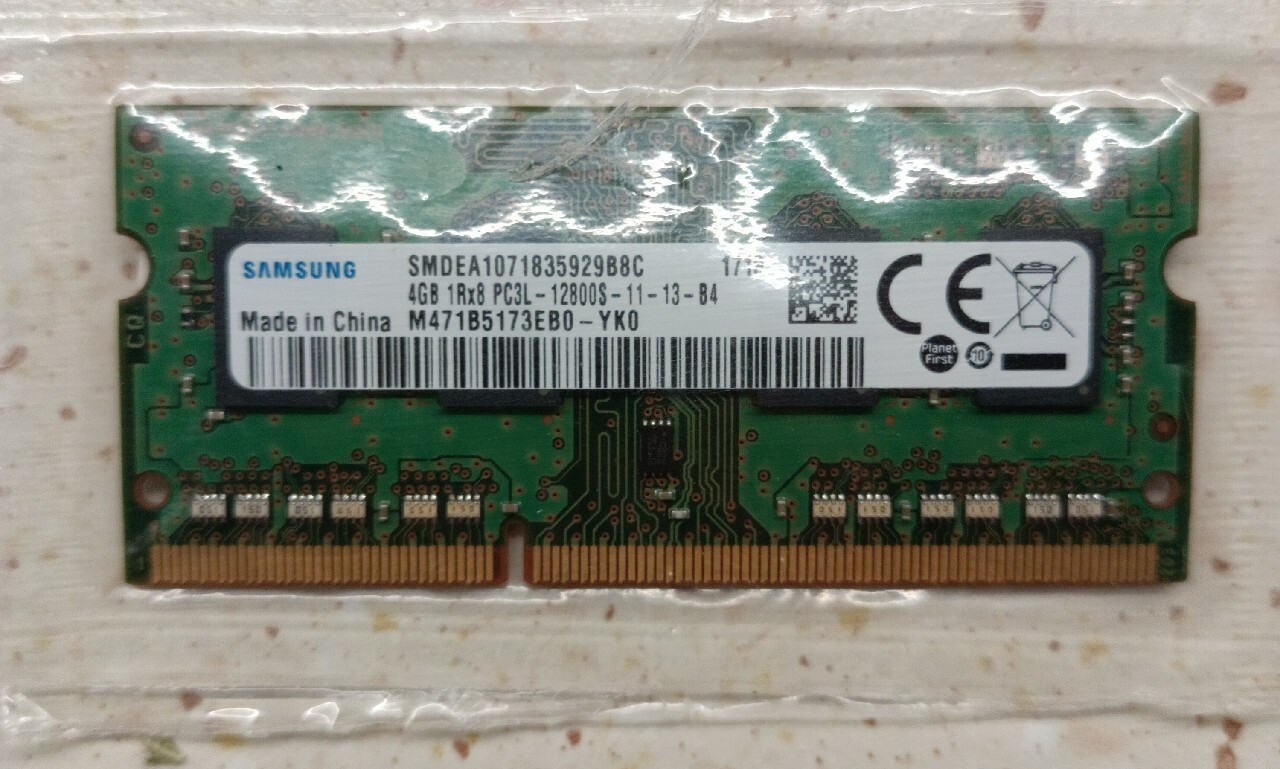 pamięć ram 4GB DDR3L Samsung M471B5173EB0-YK0 | Kołobrzeg | Kup teraz ...