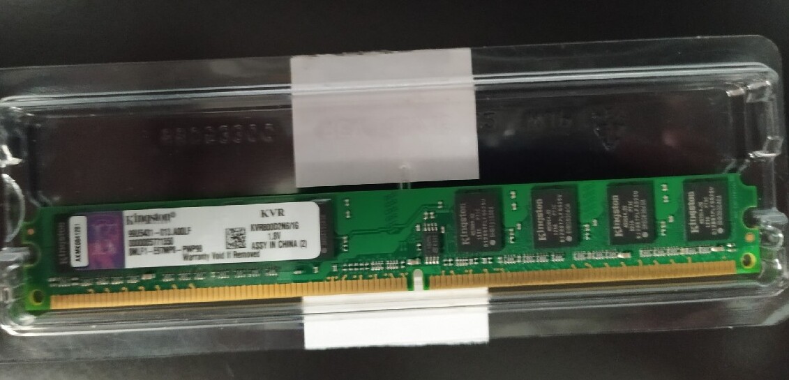 Kingston 1GB DDR2 800Mhz CL6 RAM KVR800D2N6/1G LP | Łódź | Kup teraz na ...