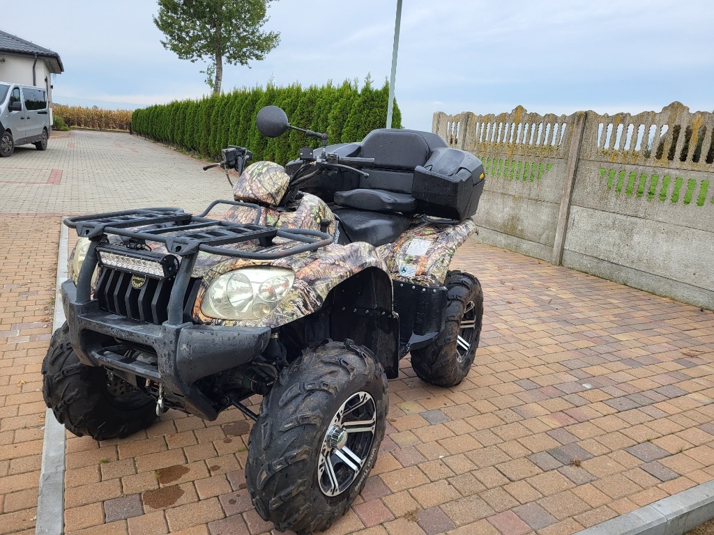 QUAD CF MOTO 500 2008 R + KOŁA ZIMOWE + PŁUG Łęka Opatowska