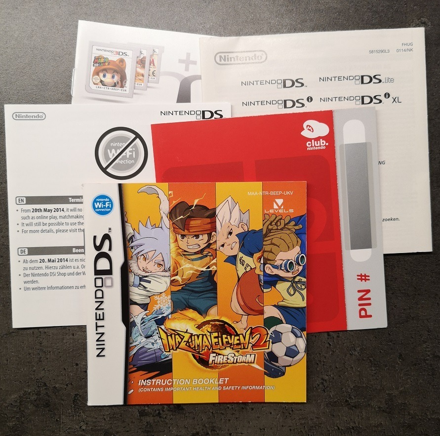 INAZUMA ELEVEN 2 FIRESTORM Nintendo DS NDS Gdynia Licytacja na