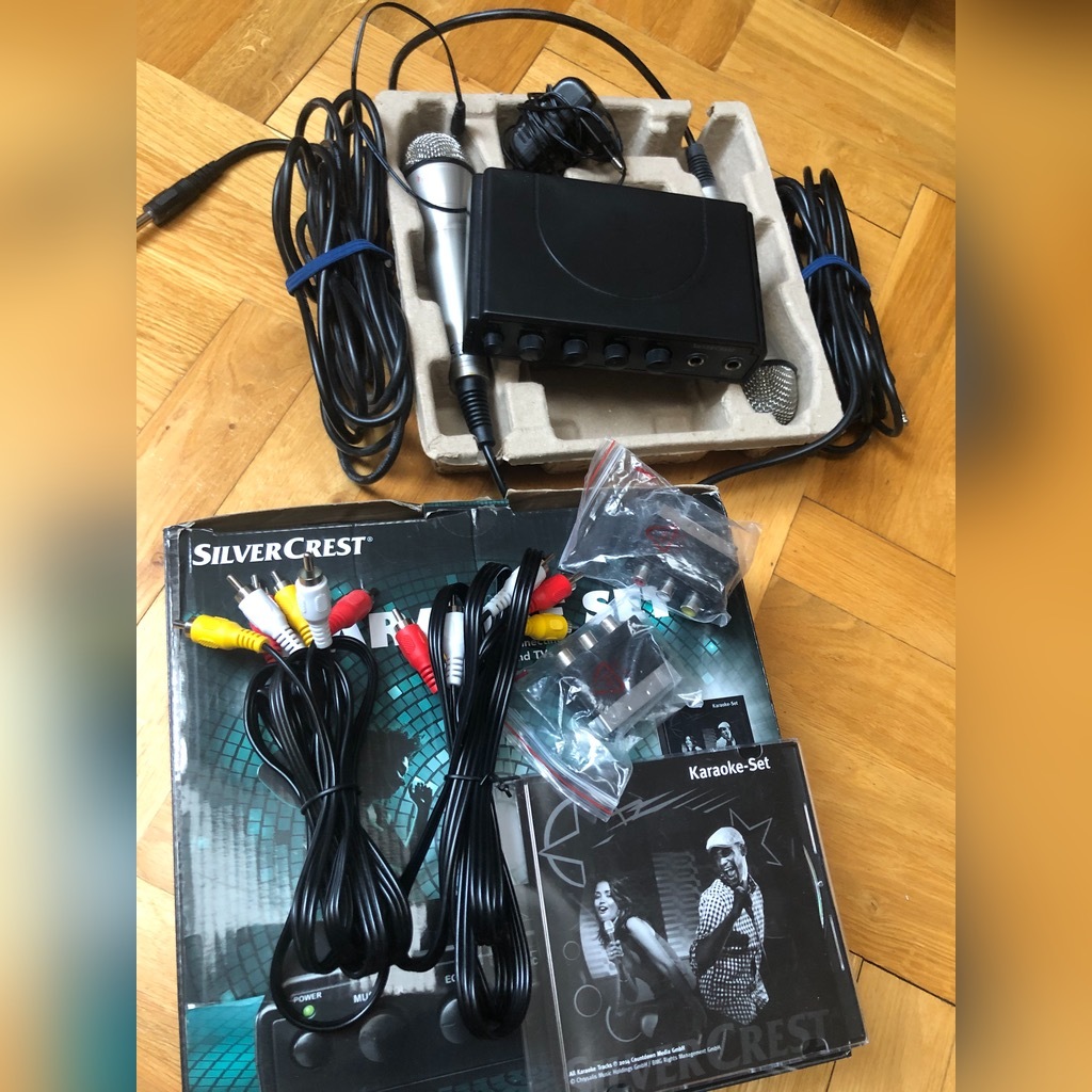 KARAOKE SET silvercrest kompletny zestaw, używany Kraków Kup teraz