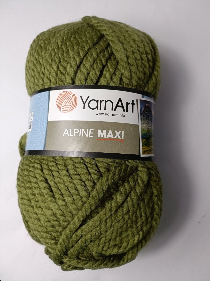 Włóczka Alpine Maxi 250g YarnArt zielony 670 Rożnòw Kup teraz na