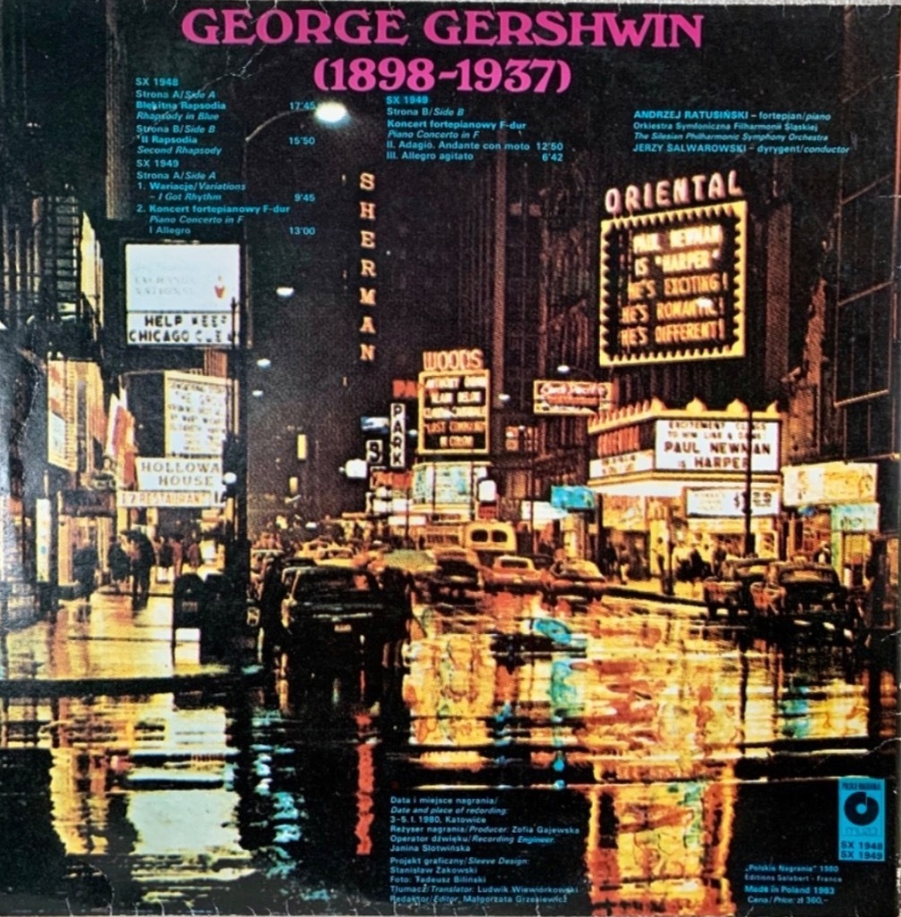 Gershwin Błękitna Rapsodia, II Rapsodia, Rythm Opole Kup teraz na