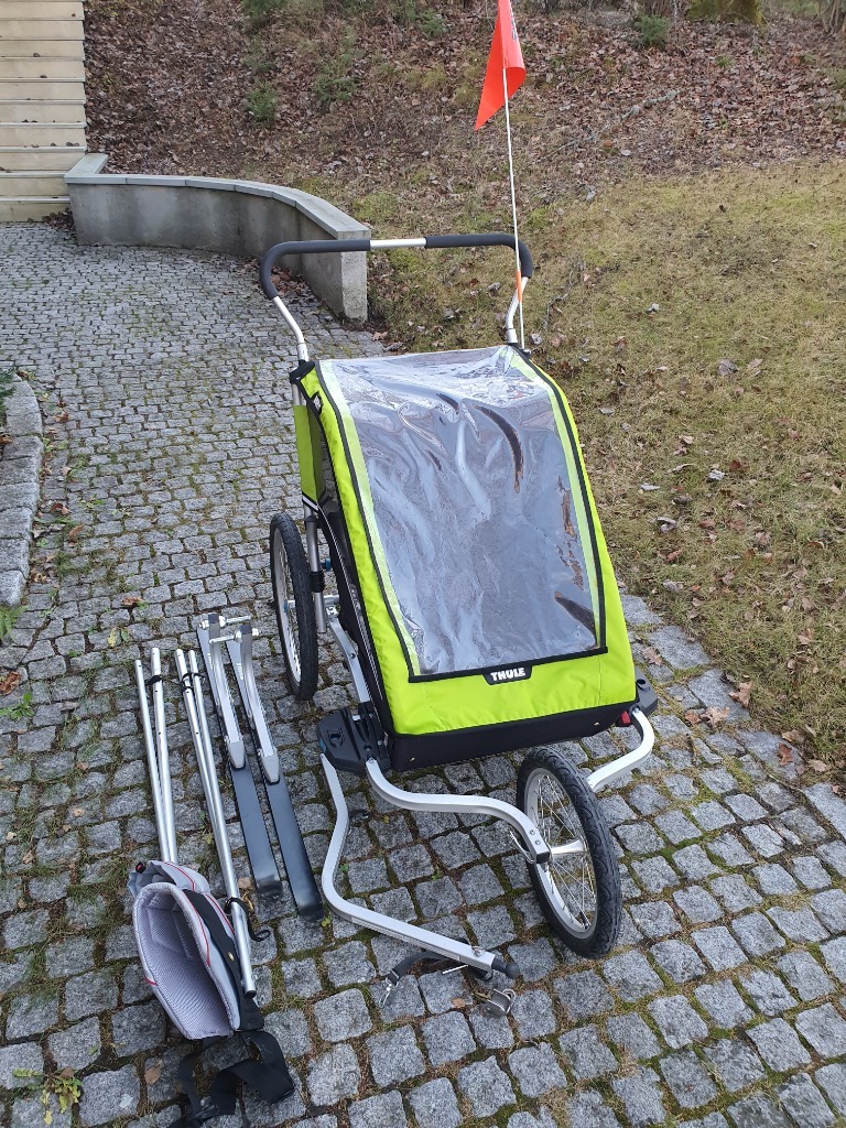 thule chariot cheetah 2 ski kit