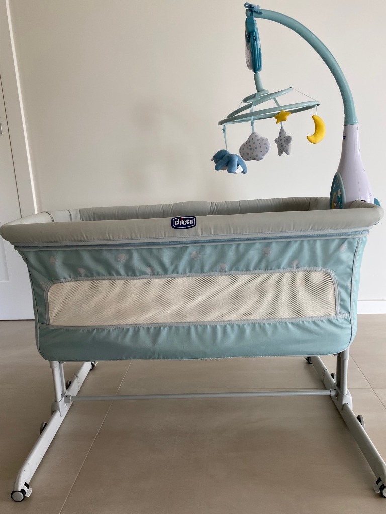 Łóżeczko Chicco NEXT2ME + Chicco Karuzela Rzeszów Ogłoszenie na