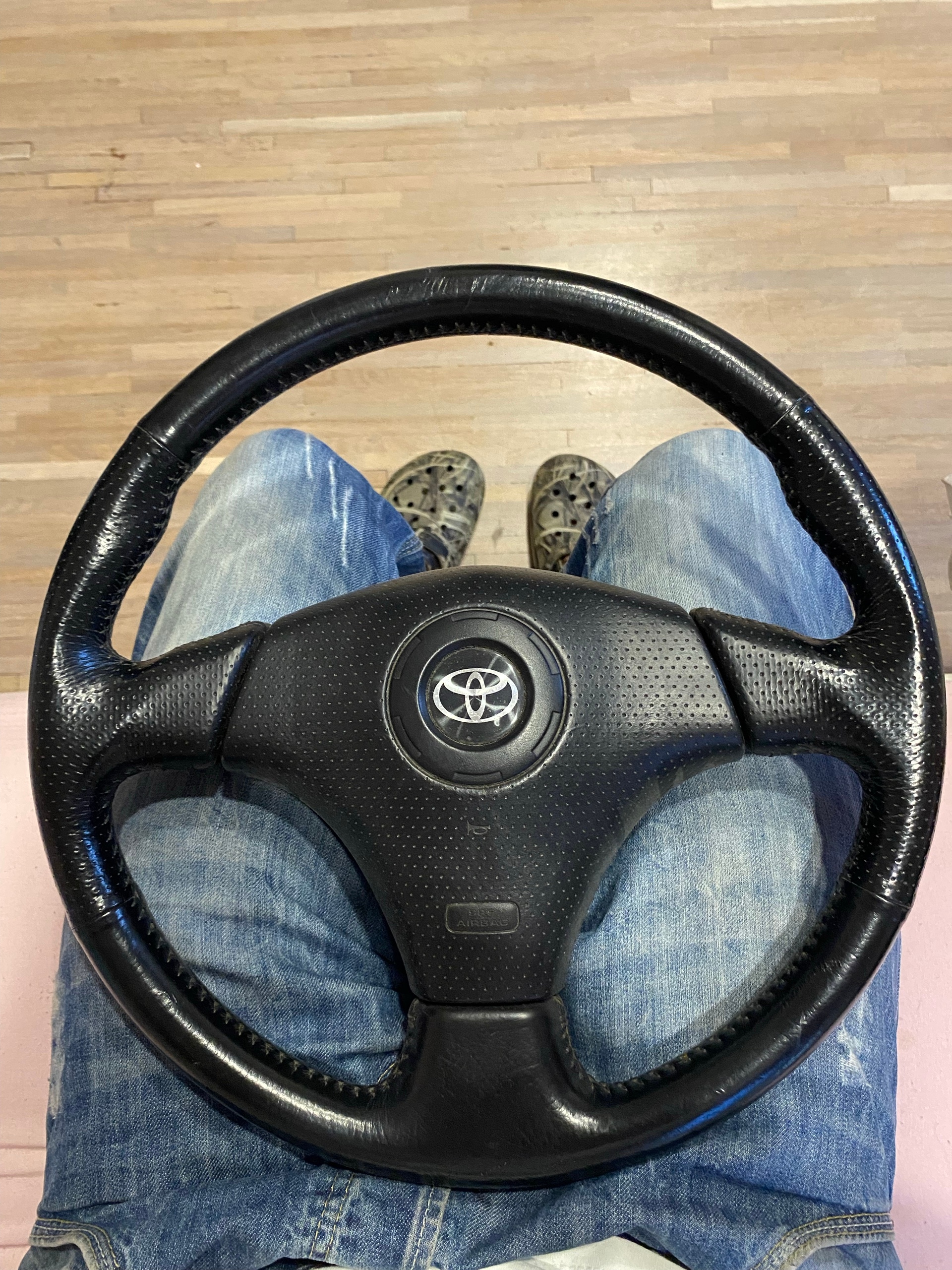 КЕРМО ШКІРЯНА TOYOTA CELICA T23 / MR2 W30 / COROLLA E12 + AIRBAG 
