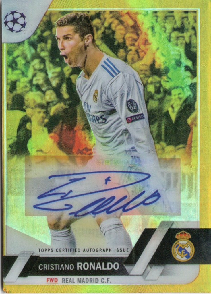 Topps CRISTIANO RONALDO インサート 思いつけ ORANGELAVA