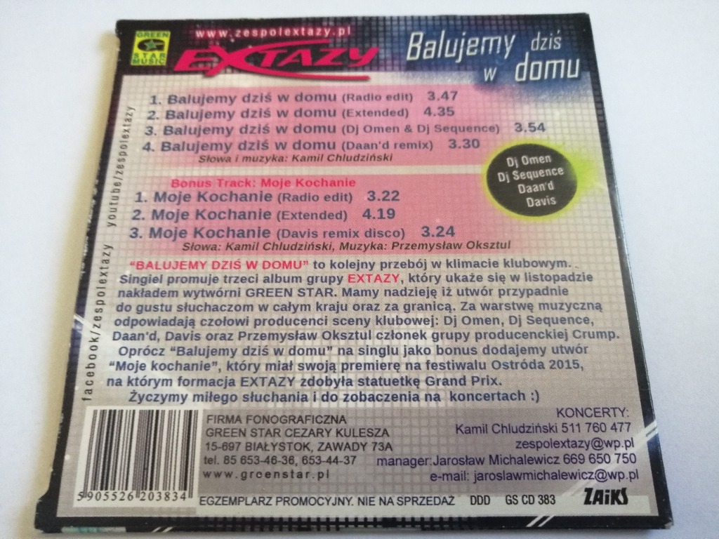 Extazy Balujemy Dzis W Domu
