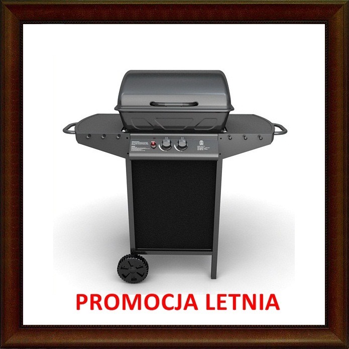 Grill gazowy ogrodowy balkonowy czarny HG008 Zgorzelec Kup teraz na Allegro Lokalnie