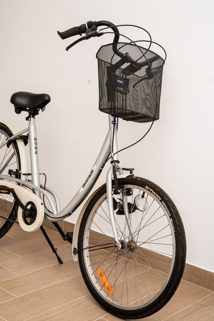 Rower Damski miejski Btwin z koszem Warszawa Kup teraz na Allegro