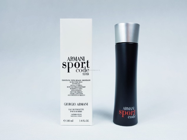 armani sport code tester