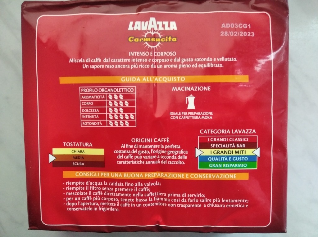 Lavazza Carmencita kawa mielona 250 g Siedlce Kup teraz na Allegro