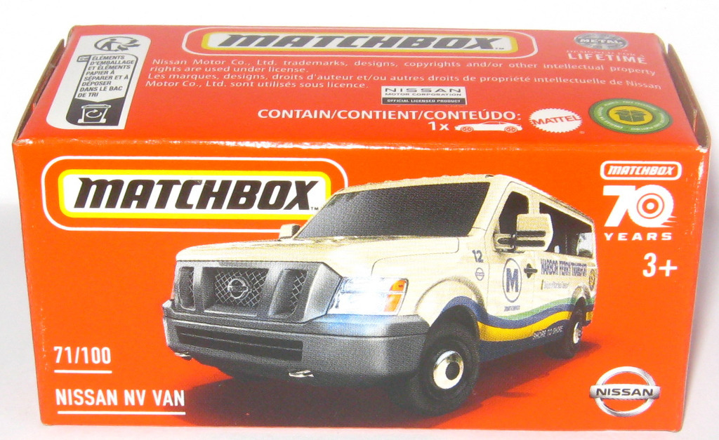 MATCHBOX / NISSAN NV VAN / 2022 Grodzisk Mazowiecki Kup teraz na