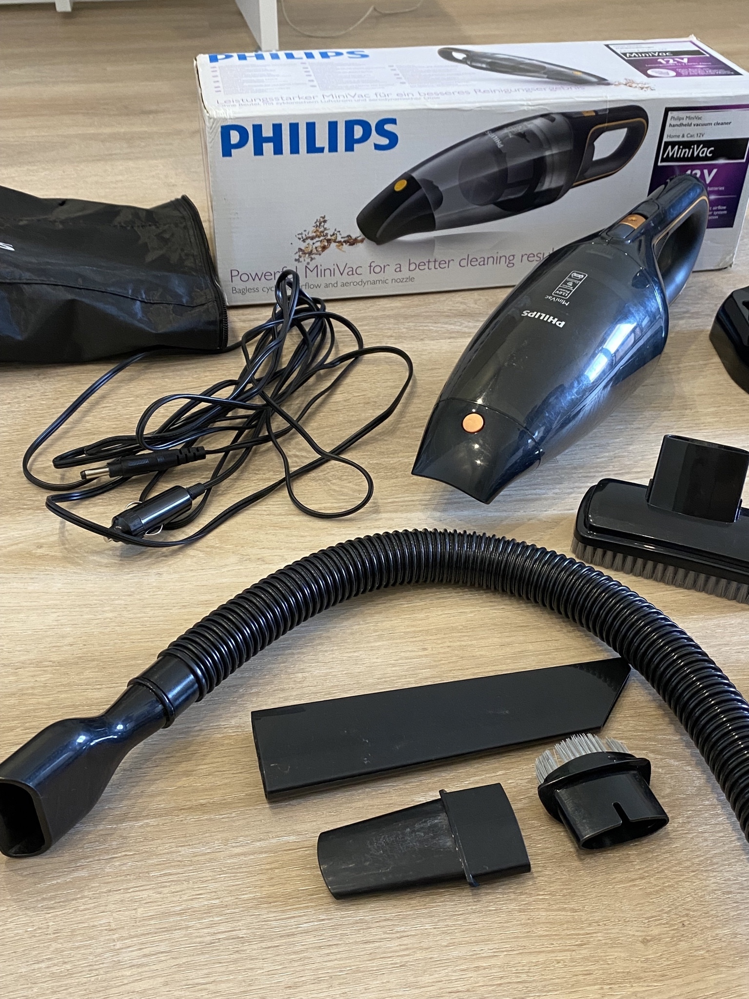 Odkurzacz przenośny Philips miniVac Warszawa Kup teraz na Allegro