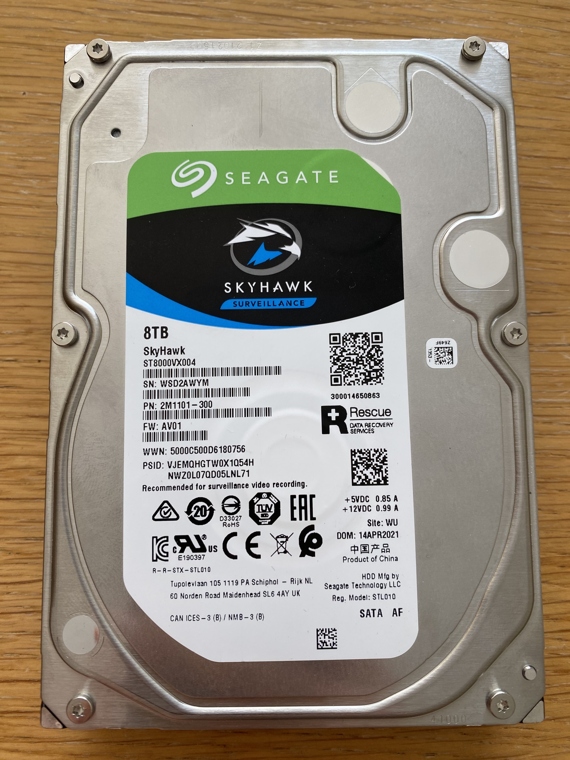 Seagate Skyhawk 8tb ST8000VX004-2M1101 | Koszalin | Kup teraz na ...