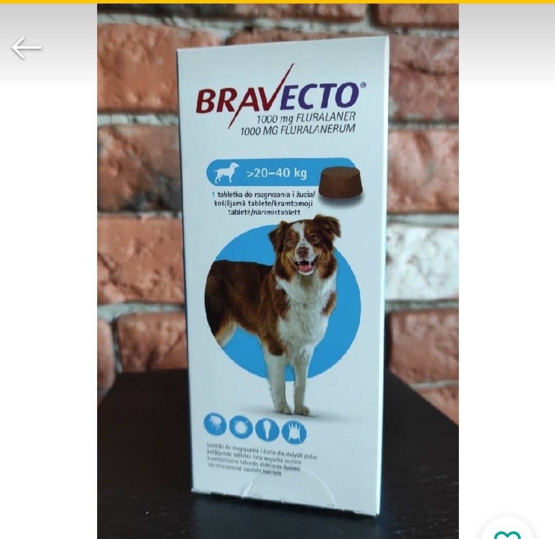 BRAVECTO 20 -40 KG | Gorzów Wielkopolski | Kup teraz na Allegro Lokalnie