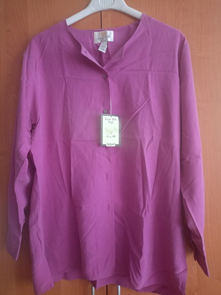 Art of Silk koszula 100 jedwab L siemiatycze Licytacja na Allegro
