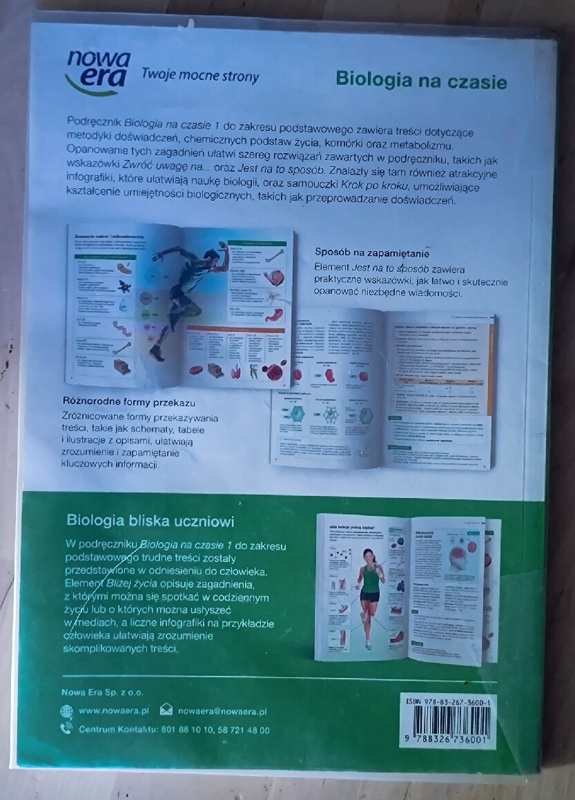 Biologia Na Czasie 1 Zakres Podstawowy Helmin Holeczek Podręcznik Biologia na czasie 1 zakres podstawowy | Warszawa | Kup