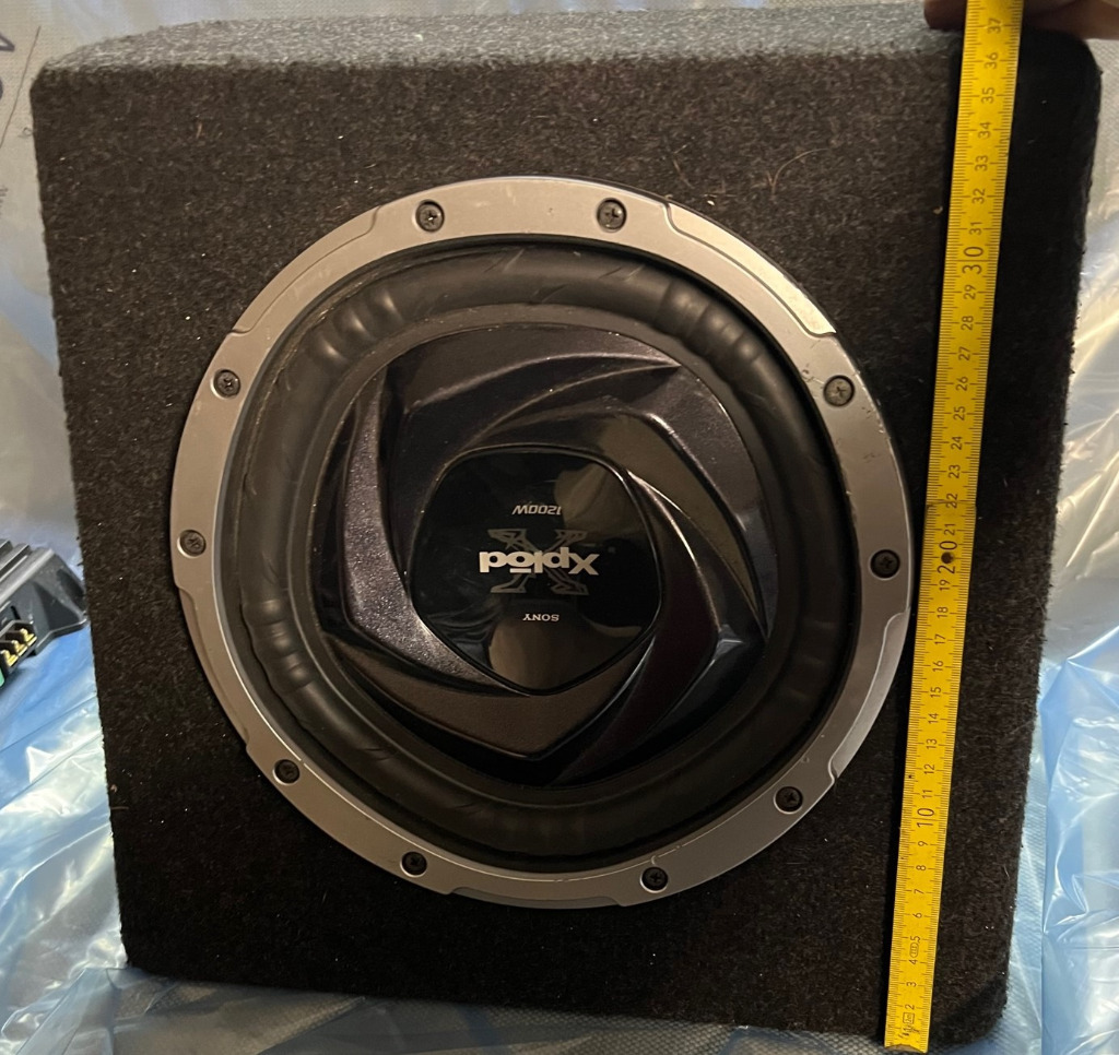 Subwoofer Sony Xplod + Wzmacniacz Sony XMZR602 Tychy Ogłoszenie na