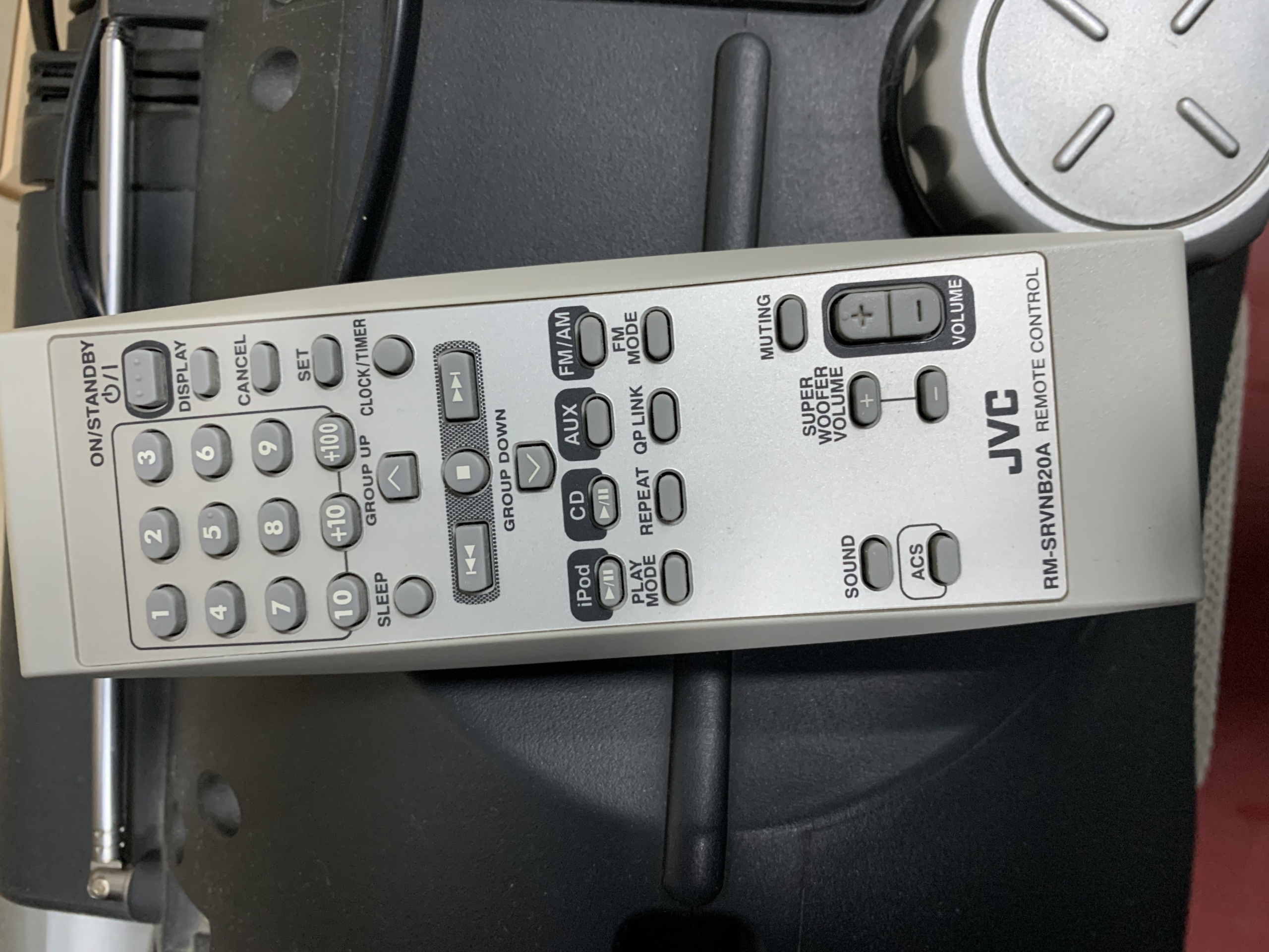 Boombox radio CD MP3 JVC RVNB20B Sobin Kup teraz na Allegro Lokalnie