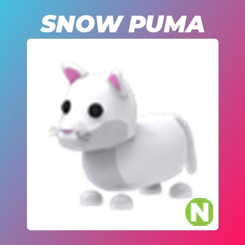 Roblox Adopt Me Neon Snow Puma CzechowiceDziedzice Kup teraz na