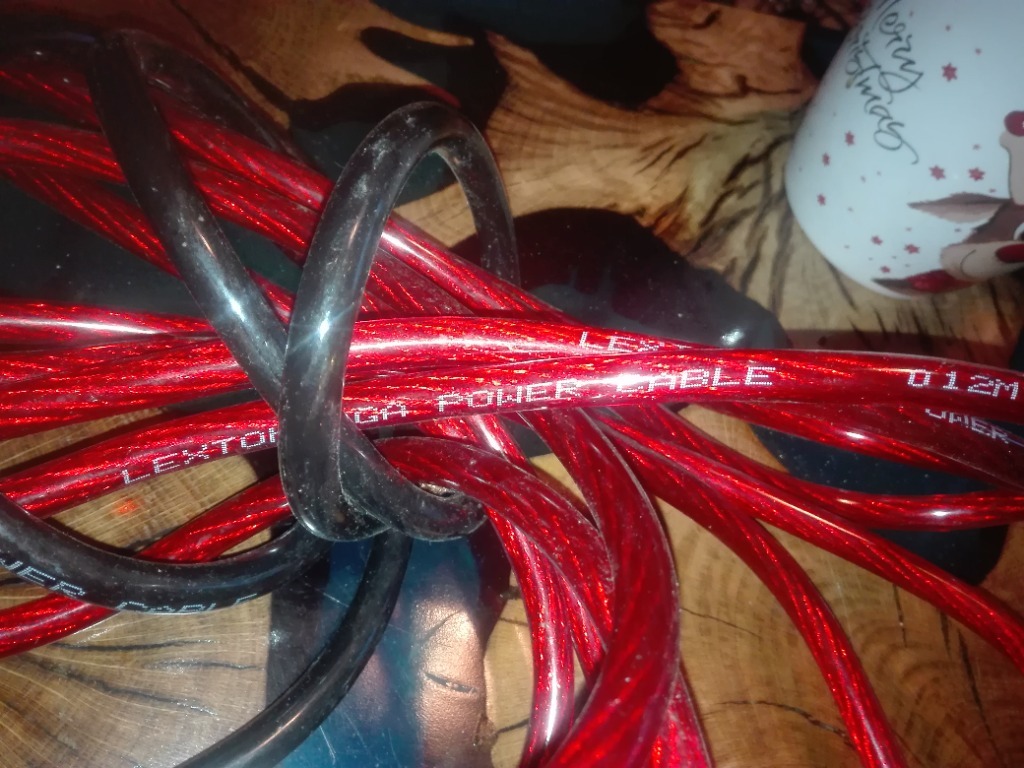 kable car audio około 20mm2 miedziowane zasilające mosty Kup teraz