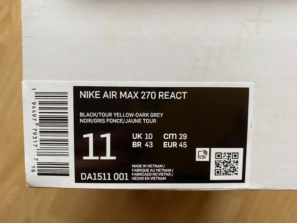 Nike - Air Max 270 REACT ENG Sneakers - Size: 47.5 - Catawiki