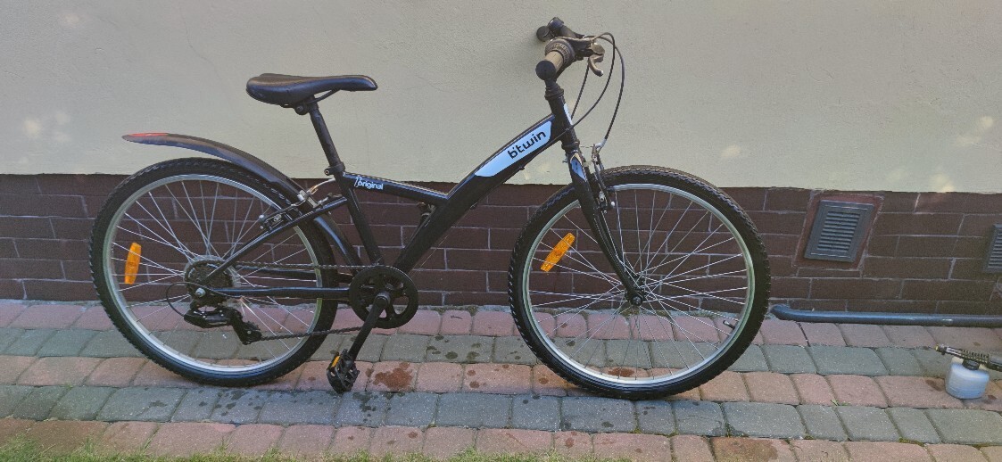 Rower Decathlon Btwin Poply 24" czarny dzieci Milanówek Ogłoszenie