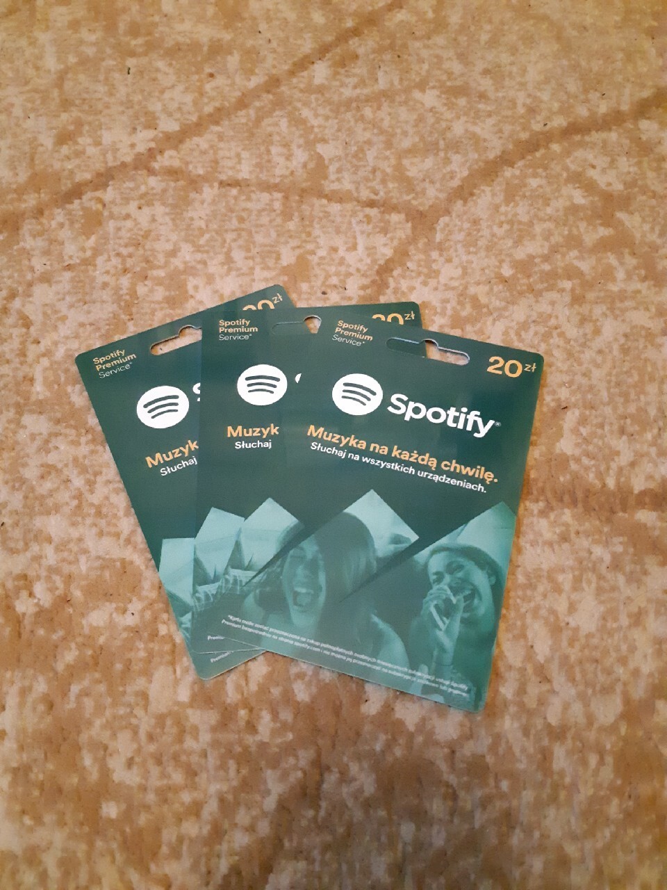 Karta podarunkowa Spotify 60 zł (3 x 20) | Warszawa | Kup teraz na ...