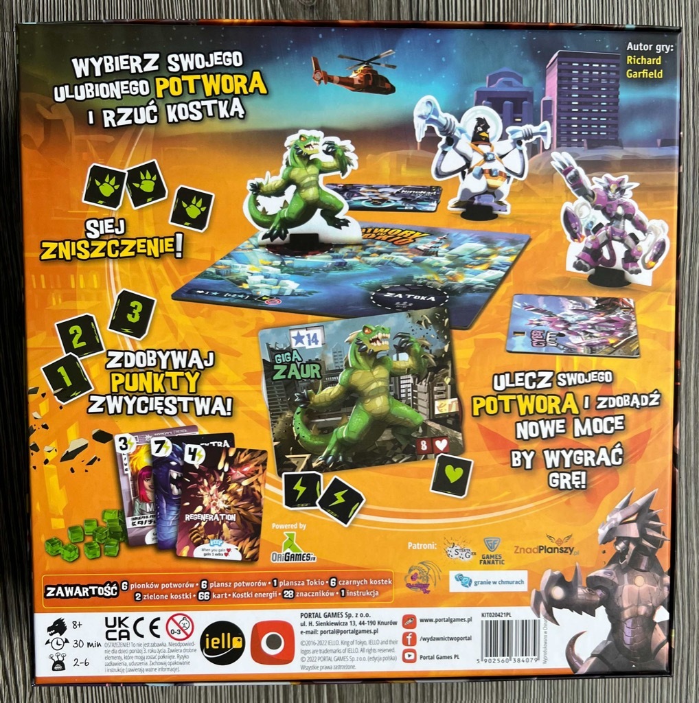 Potwory w Tokio Portal Games Gdańsk Kup teraz na Allegro Lokalnie