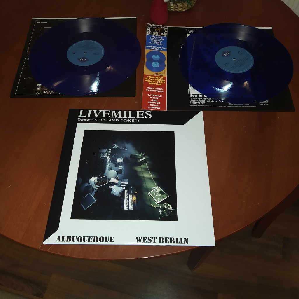 Tangerine Dream, Livemiles 2LP RSD Blue LIMIT Zabrze Licytacja na