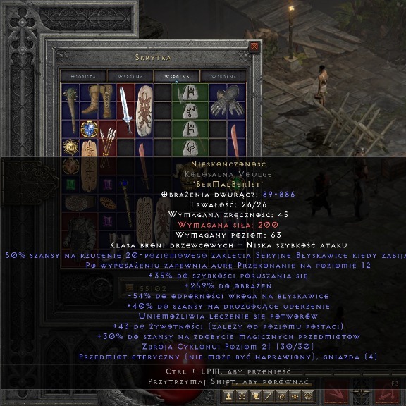 Diablo 2 Resurrected Infinity NonLadder Giżycko Kup teraz na