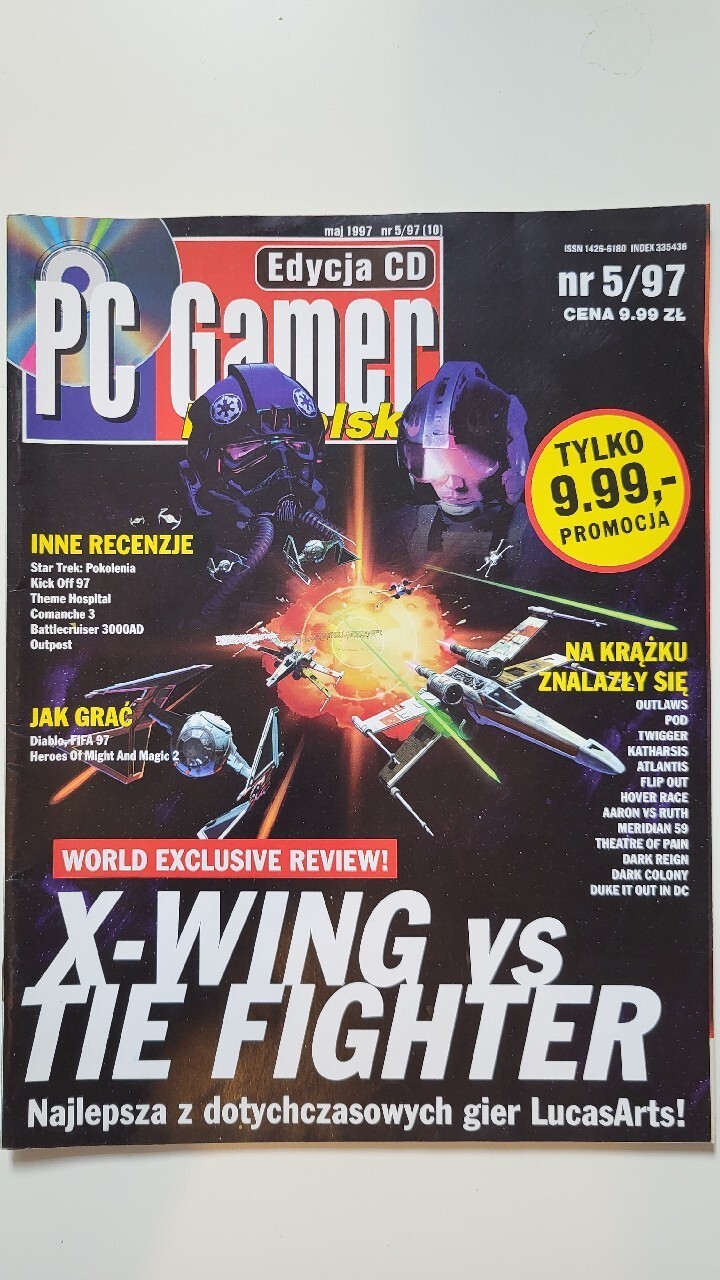 Czasopismo komputerowe pc gamer po polsku nr. 5/96 Wieliczka •