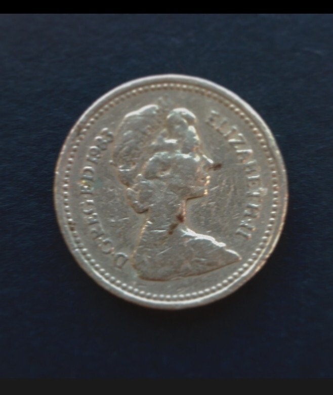 1 Funt ONE POUND 1983 r Sępólno Krajeńskie Kup teraz na Allegro Lokalnie