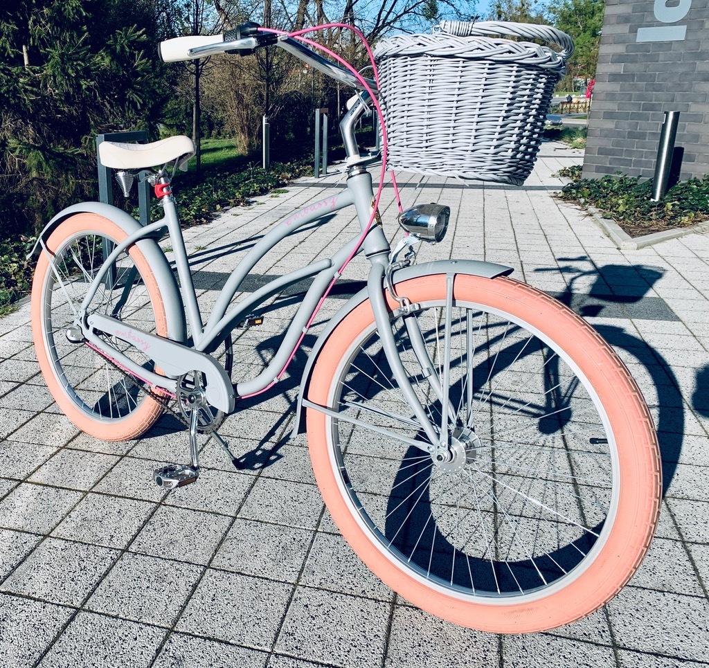 Rower Embassy Cruiser damski Kiki 3 biegi szary Wrocław Kup teraz