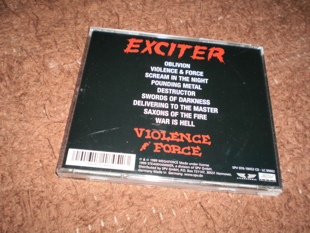 EXCITER VIOLENCE AND FORCE CD Zawiercie Kup teraz na Allegro Lokalnie