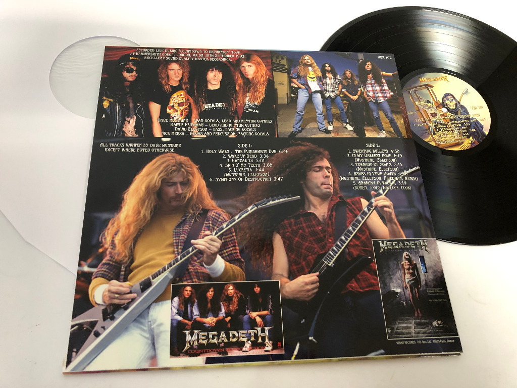 Megadeth Live At Hammersmith Odeon 1992 Lp Thrash Strzeszów Kup