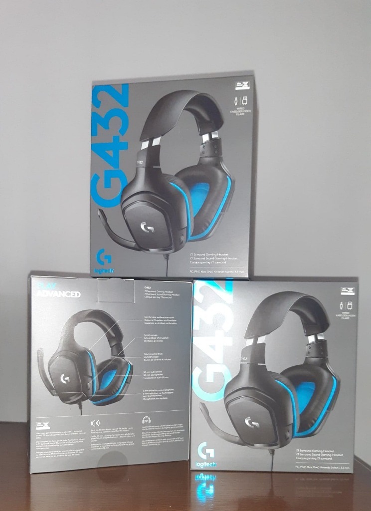 Nowe Słuchawki Logitech G432 7.1 Surround Sound Woźniki Kup teraz