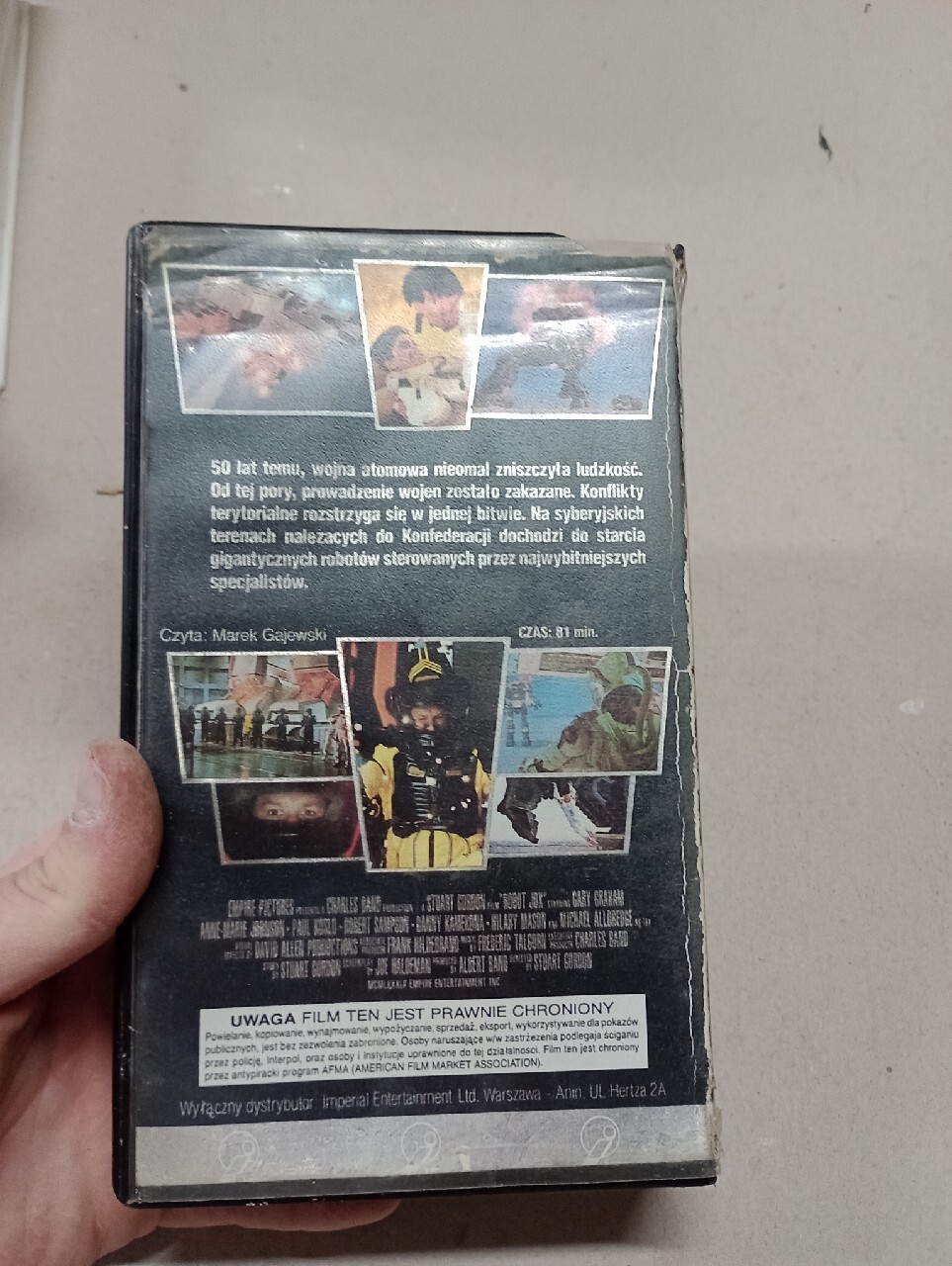 Kaseta VHS video Robót jox Nysa Kup teraz na Allegro Lokalnie