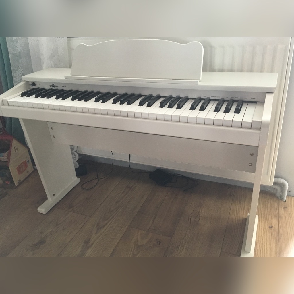 Pianino JDP1 Junior Gear4music 61 klawiszy białe Robity Kup teraz