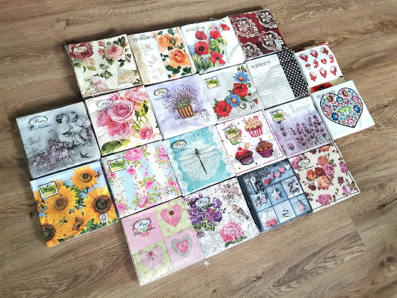 Zestaw 400 szt. serwetek do Decoupage hurt 20 op. Warszawa Kup