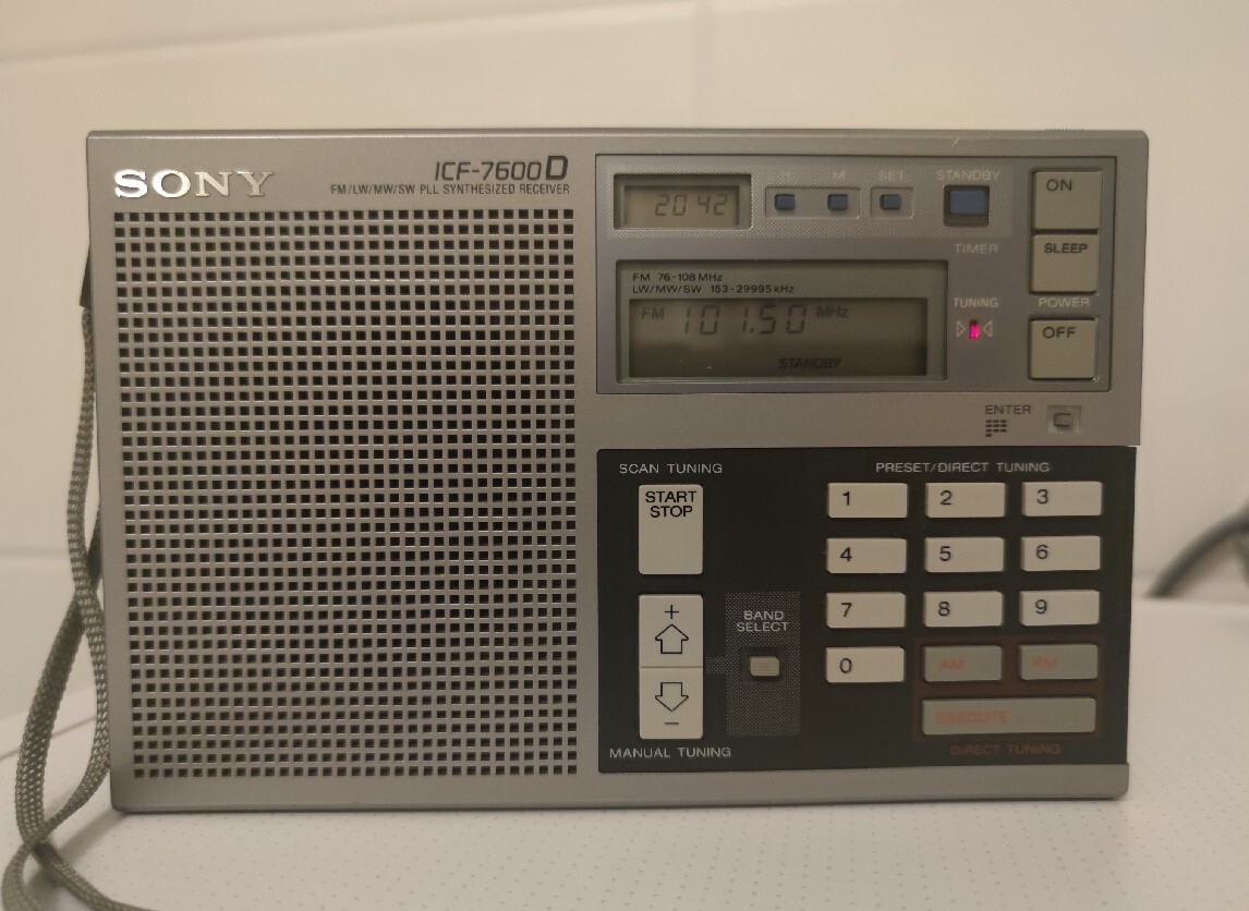 Radio Sony ICF-C130L – FM/MW/LW – Noire – Occasion – Garantie 6 Mois