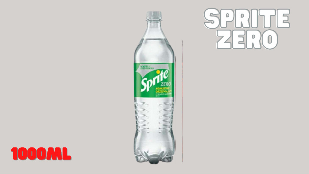 Napój gazowany Sprite Zero 1l Zimna Wódka Kup teraz na Allegro Lokalnie
