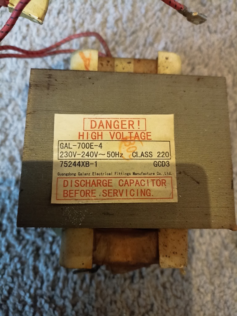 Gal-700e-4 Transformator Mikrofalówki w Transformatory - Zasilanie ...