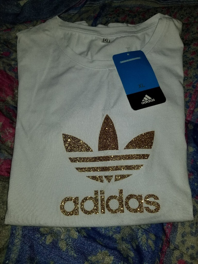 Adidas clearance zlote logo