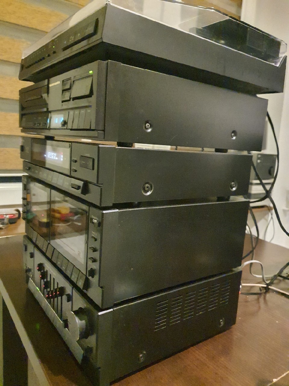 Wieża stereo HAMD55 japan gramofon | Piła | Kup teraz na Allegro