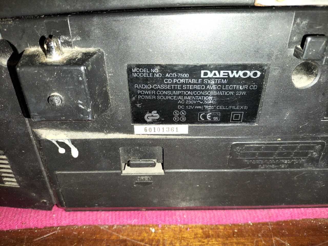 Daewoo acd 7500