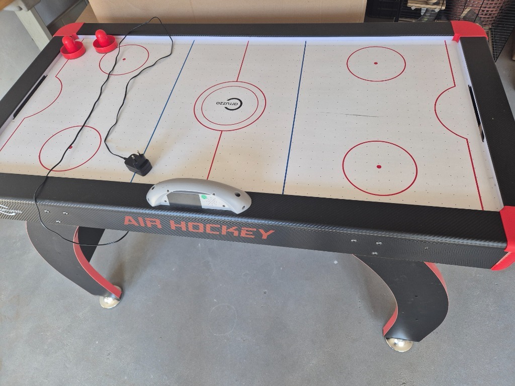 Cymbergaj Stół Do Gry Air Hockey Led Licznik Carruzzo Duży 137X74X90Cm ...